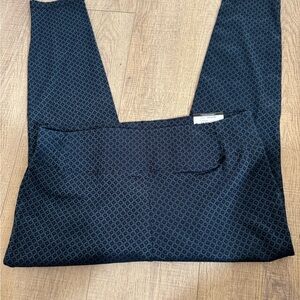 🔴Black and Blue Patterned Pants